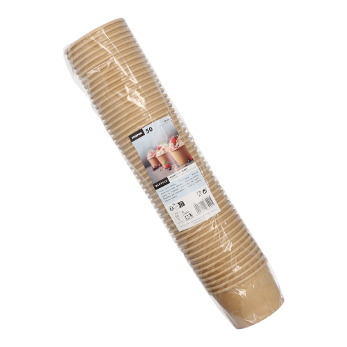 Eisbecher, Pappe 150 ml Ø 8,6 cm · 5,2 cm braun