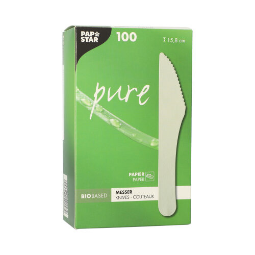 Messer, Papier "pure" 15,8 cm weiss