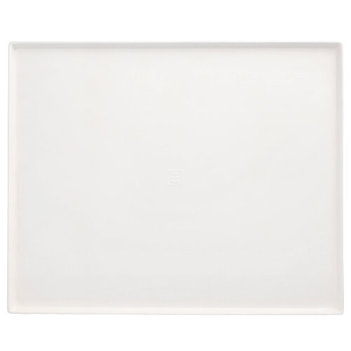 Servierplatten, Zuckerrohr "pure" eckig 32,5 cm x 26,5 cm x 1 cm weiss "Cella"