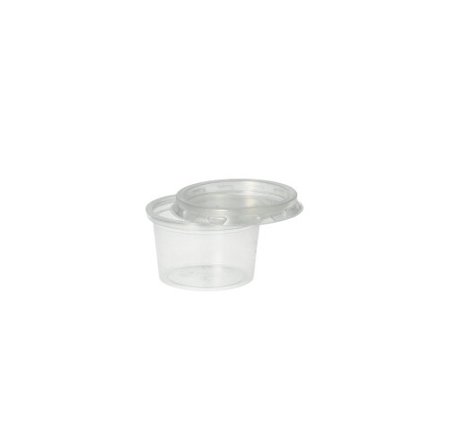 Deckel für Portionsbecher, PP Ø 4,6 cm transparent