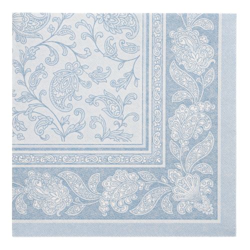Servietten "ROYAL Collection" 1/4-Falz 40 cm x 40 cm arktikblau "Ornaments" Servietten "ROYAL Collection" 1/4-Falz 40 cm x 40 cm arktikblau "Ornaments"