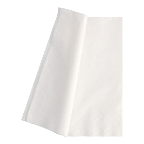 Servietten, 2-lagig 1/8-Falz 40 cm x 40 cm weiss