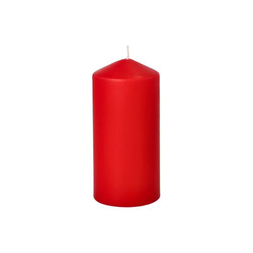 Stumpenkerzen Ø 50 mm · 100 mm rot