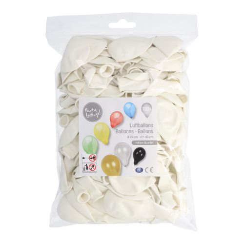 Luftballons Ø 25 cm weiss