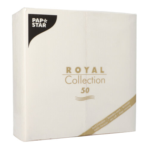 Servietten "ROYAL Collection" 1/8-Falz 40 cm x 40 cm weiss