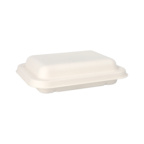 Schalen, Zuckerrohr "pure" ungeteilt 3 cm x 15,3 cm x 20,3 cm weiss