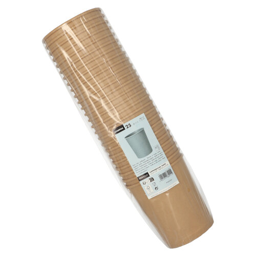 Suppenbecher, Pappe 940 ml Ø 11,5 cm · 13 cm braun