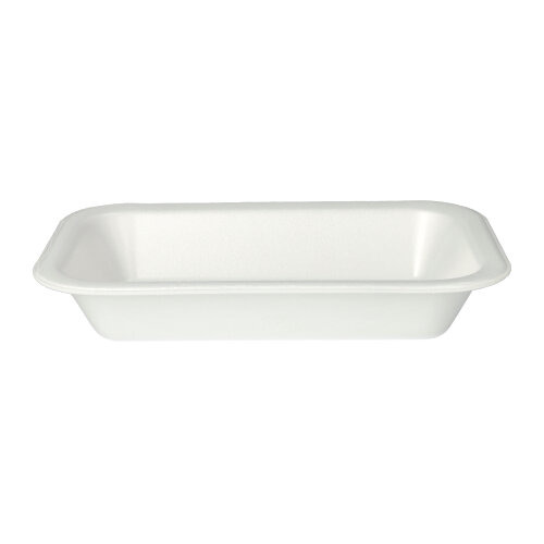 Siegelschalen, XPS 750 ml 4,2 cm x 15 cm x 24 cm weiss laminiert