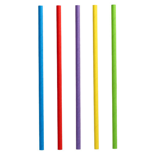 Shake-Halme, Papier Ø 8 mm · 25 cm farbig sortiert