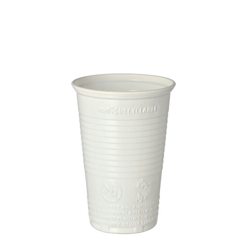 Trinkbecher, PP 0,2 l Ø 7,03 cm · 9,9 cm weiss