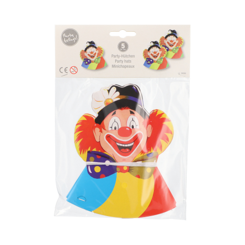 Hütchen "Clowngesicht"