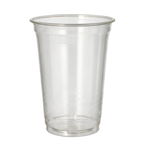 Kaltgetränkebecher, PLA "pure" 0,4 l Ø 9,5 cm · 12,7 cm glasklar