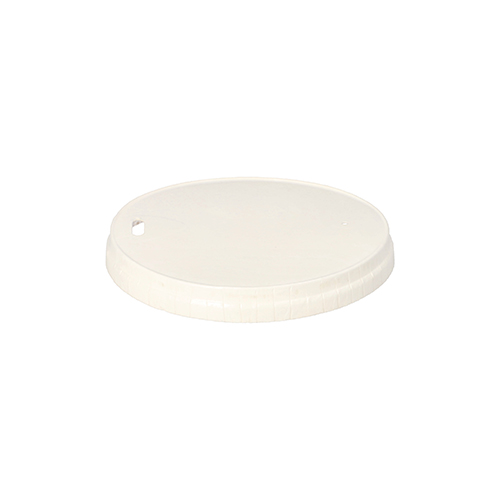 Deckel für Trinkbecher, Pappe Ø 9 cm weiss