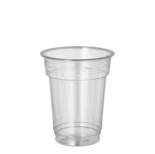 Trinkbecher "Hurricane", PET 0,2 l Ø 7,8 cm · 9,7 cm glasklar