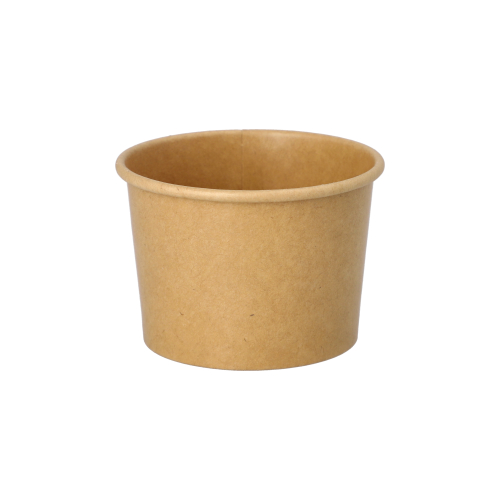 Eisbecher, Pappe 100 ml Ø 7,5 cm · 4,9 cm braun