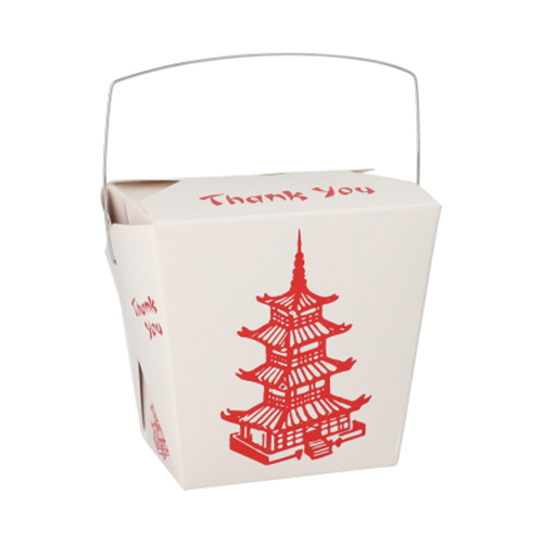 Snackboxen mit Henkel "ASIA" eckig 950 ml 10,9 cm x 8,9 cm x 6,8 cm "Temple"
