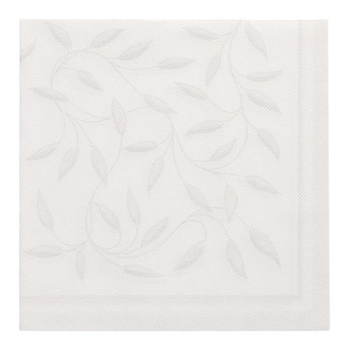 Servietten "ROYAL Collection" 1/4-Falz 40 cm x 40 cm weiss "New Mediterran"