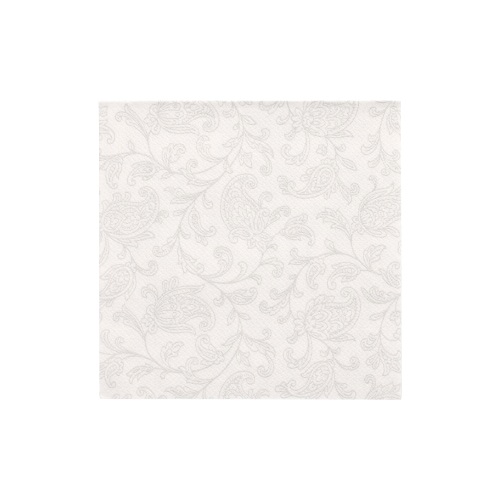 Servietten "ROYAL Collection" 1/4-Falz 25 cm x 25 cm weiss "Ornaments"
