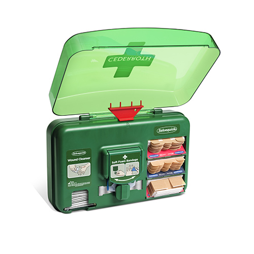 "Cederroth" Wound Care Dispenser, Pflasterspender 20,3 cm x 30,6 cm x 15,5 cm grün