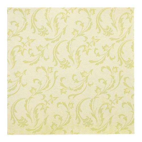 Servietten "ROYAL Collection" 1/4-Falz 40 cm x 40 cm limonengrün "Damascato"