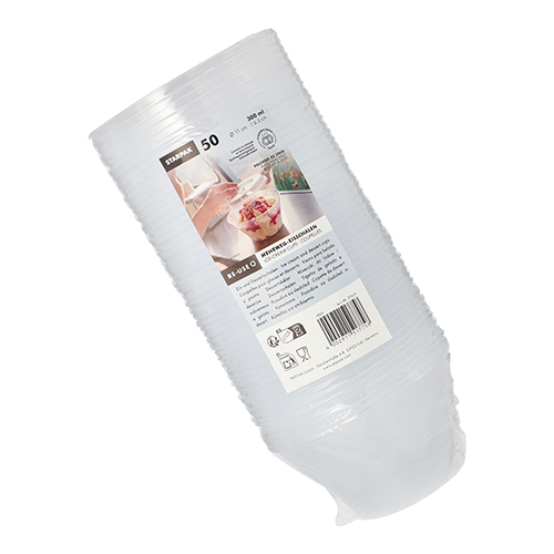 Mehrweg-Eis- und Dessertschalen 300 ml Ø 11 cm · 6,5 cm transparent