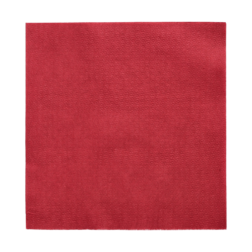 Servietten, 1-lagig 1/4-Falz 33 cm x 33 cm weinrot