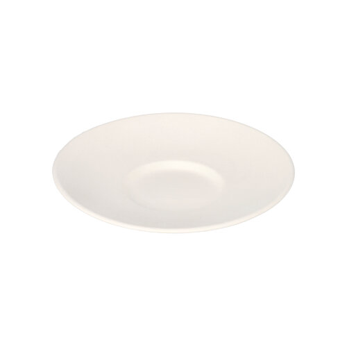 Teller Zuckerrohr "pure" rund Ø 14,5 cm · 2 cm weiss "Cella"