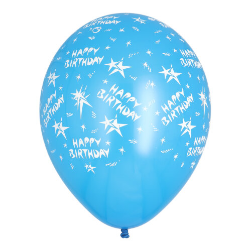 Luftballons Ø 29 cm farbig sortiert "Happy Birthday"