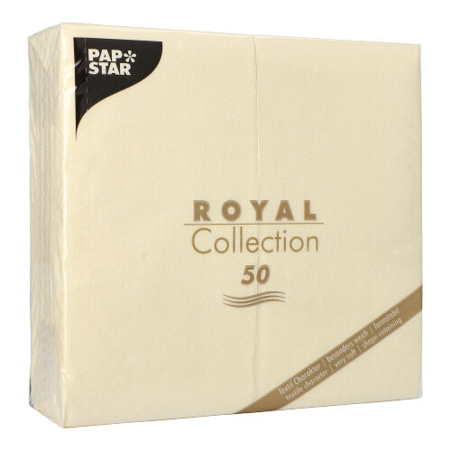 Servietten "ROYAL Collection" 1/8-Falz 40 cm x 40 cm champagner