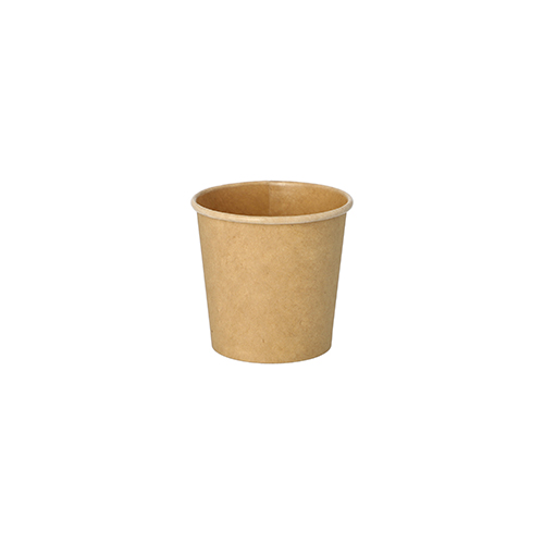 Portionsbecher, Pappe 90 ml Ø 6 cm · 5,8 cm braun