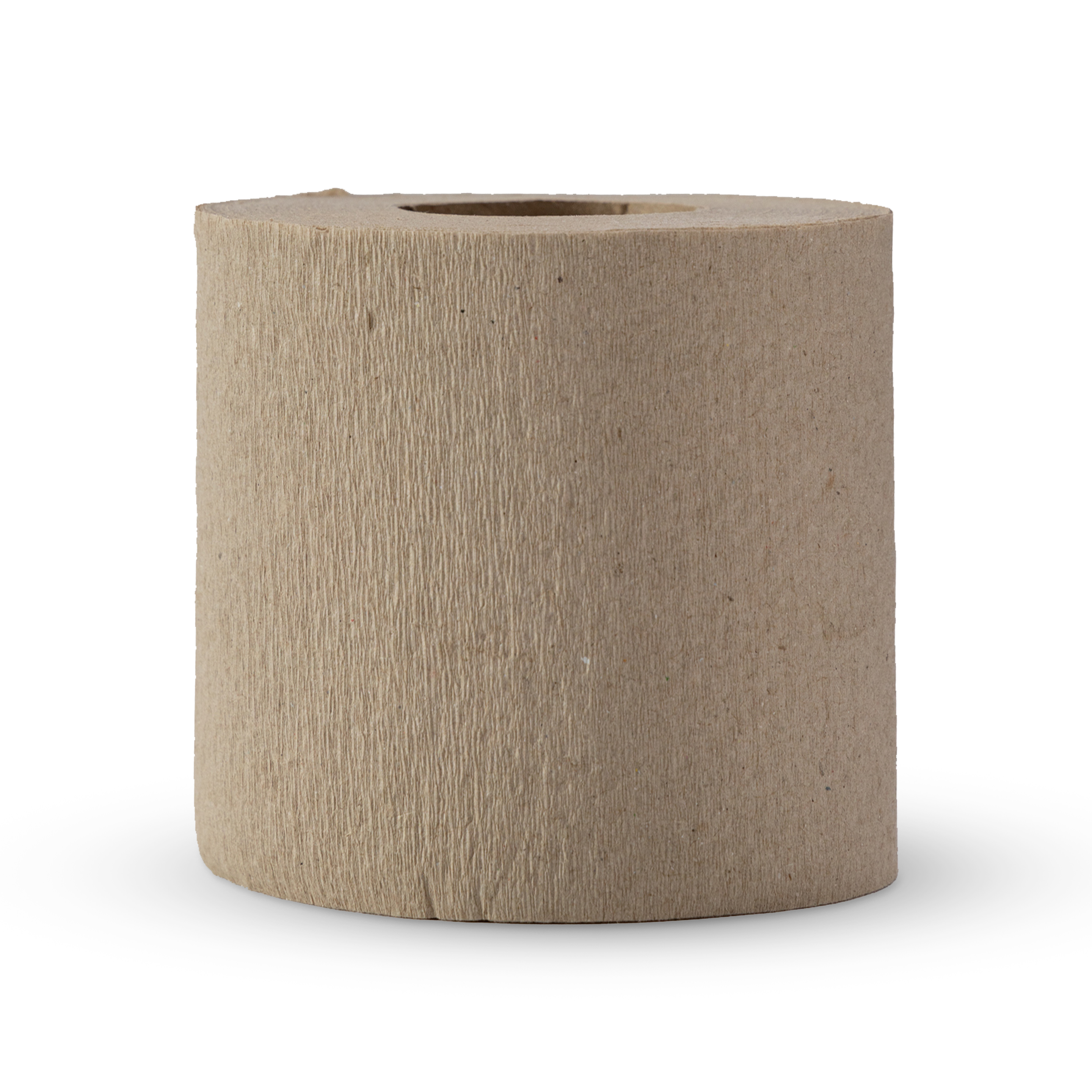 Rollen Toilettenpapier, 1-lagiges Krepp Ø 10,5 cm · 11 cm x 9,8 cm natur 400 Blatt