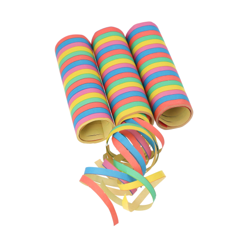 Luftschlangen 4 m "Stripes" flammhemmend