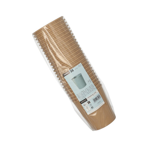 Suppenbecher, Pappe 470 ml Ø 9,8 cm · 10 cm braun
