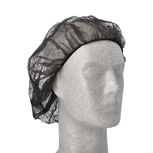 "WORK-INN/PS" Barett-Hauben, Vlies Ø 52 cm schwarz