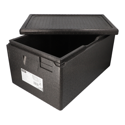 Isolier-Transportbehälter, EPP 60 cm x 40 cm x 32 cm schwarz "Gastro-Norm 1/1"
