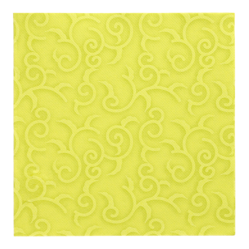 Servietten "ROYAL Collection" 1/4-Falz 40 cm x 40 cm limonengrün "Casali"