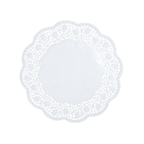 Tortenspitzen rund Ø 18 cm weiss