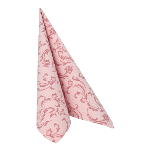 Servietten "ROYAL Collection" 1/4-Falz 40 cm x 40 cm bordeaux "Damascato"
