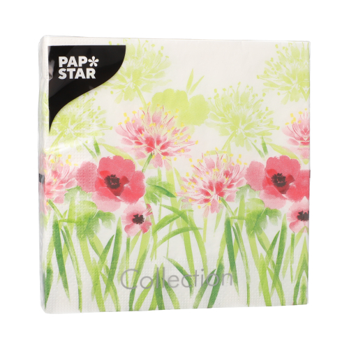 Servietten, 3-lagig 1/4-Falz 33 cm x 33 cm "Summer Breeze"