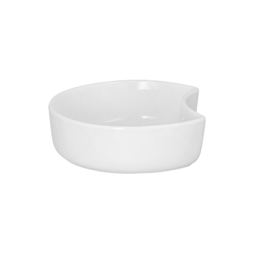 Schale Porzellan Halbmond 200 ml Ø 12 cm · 3,5 cm weiss "Ano"