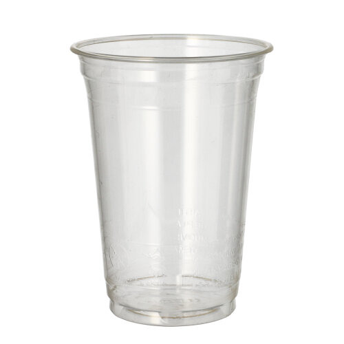 Kaltgetränkebecher, PLA "pure" 0,4 l Ø 9,5 cm · 12,7 cm glasklar