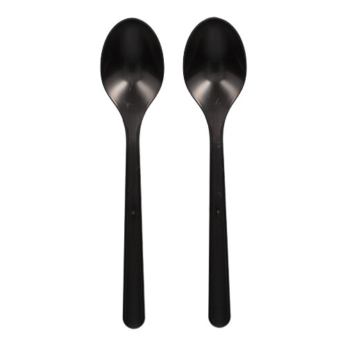 "Circulware" Mehrweg-Löffel PP-MF 18,5 cm schwarz extra stabil