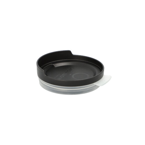 "Circulware by Haval" Deckel für Trinkbecher PP rund Ø 8 cm · 2,5 cm schwarz inkl. Trinköffnung