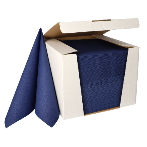 Servietten "ROYAL Collection" 1/4-Falz 40 cm x 40 cm dunkelblau
