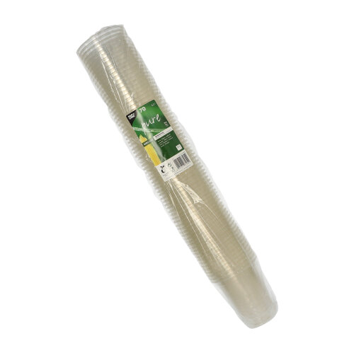 Kaltgetränkebecher, PLA "pure" 0,3 l Ø 9,5 cm · 10,68 cm glasklar