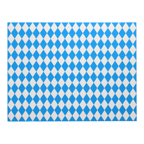 Tischsets, Papier 30 cm x 40 cm "Bayrisch Blau"