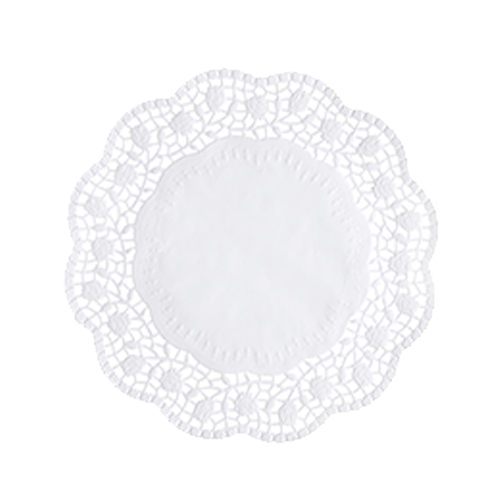 Tortenspitzen rund Ø 20 cm weiss