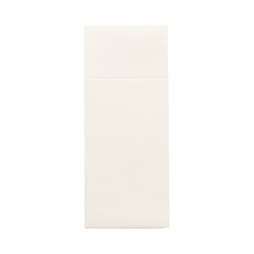Bestecktaschen, Airlaid 40 cm x 33 cm weiss mit Besteckfalz