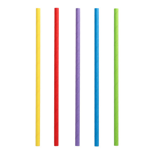 Shake-Halme, Papier Ø 8 mm · 25 cm farbig sortiert