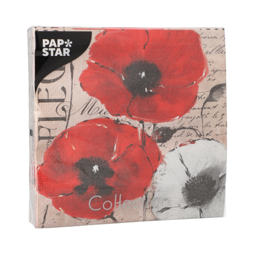 Servietten, 3-lagig 1/4-Falz 33 cm x 33 cm "Colette"